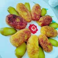 کراکت مرغ پنیری