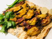 بال مرغ سرخ شده