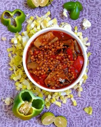 عدسی بادمجان