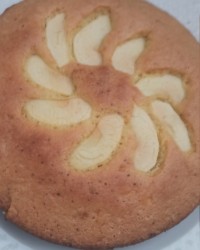 کیک سیب بدون روغن