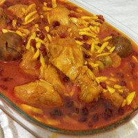 خورشت خلال بادام پاپیون آشپز