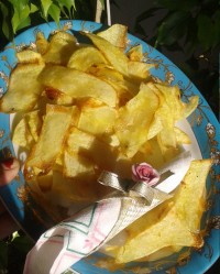 چیپس سرکه ای خونگی