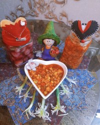 ترشی لیته رب گوجه ای تند