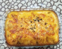 کاسترول مرغ خامه ای