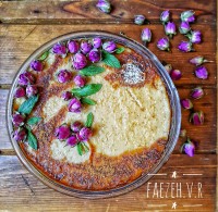 شیر برنج با شیره خرما