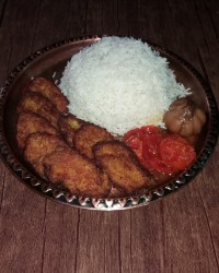 کتلت گوشت و سیب زمینی