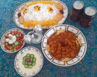 چلو خورشت گل کلم