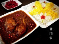 خورشت مرغ ناردونی