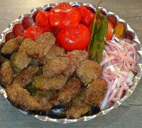 کباب تابه ای با دورچین