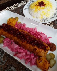 رولت مرغ و گوشت