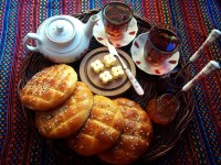 نان شیر با مراحل