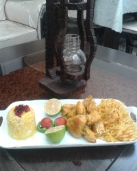 خوراک مرغ ذغالی