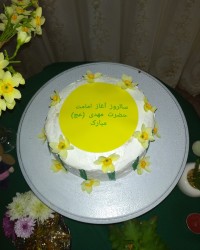 کیک شیفون وانیلی