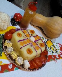 کیک سیب زمینی