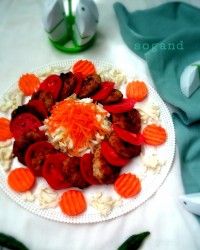 کتلت مرغ و گوشت