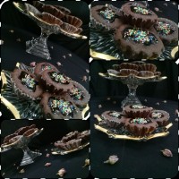 کاپ کیک موز و شکلات خیلی خوشمزس❤