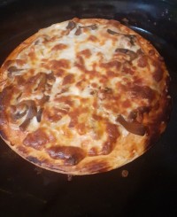 پیتزا قارچ و مرغ