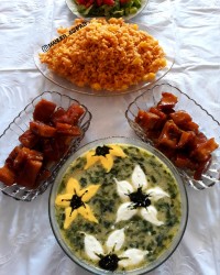 قیقاناخ با شیره انگور_آش ماست یه غذای ساده