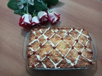 لازانیا مرغ و سیب زمینی