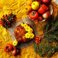 کیک سیب و دارچین