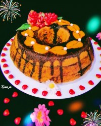 کیک سفیده تخم مرغ بمناسبت میلاد پیامبر