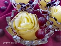 ژله رولی به شکل گل رز?