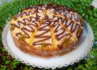 کیک ساده نارگیلی