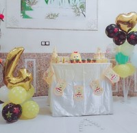 کیک تولد خاص و دلبر با تم زرد