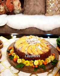 کیک_سیب_دارچین_گردو