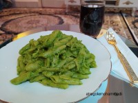 پاستا با سس پستو