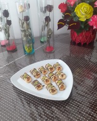 شیرینی قرابیه برای اولین بار پختم