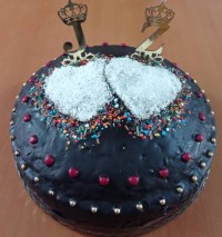 کیک شکلاتی با رویه گاناش