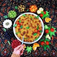ماکارونی با گوشت چرخ کرده