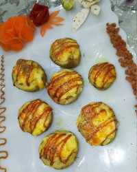 سیب زمینی شکم پر تنوری❤