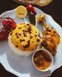 مرغ بخارپز