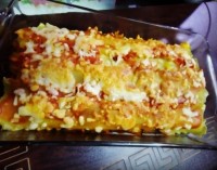 لازانیا گوشت و قارچ