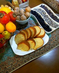 کیک ساده خونگی. عصر جمعه پاییزی