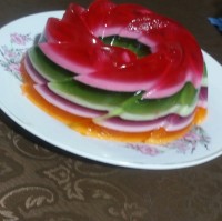 ژله رنگین کمانی