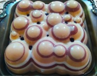 کرم پنیری سه رنگ