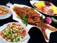 چلو گوشت بوقلمون