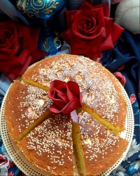 کیک کوئیک میکس زعفرانی