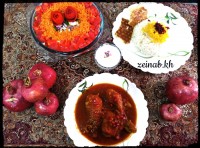 خورشت مرغ ناردون