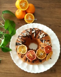 کیک پرتقال با کرم