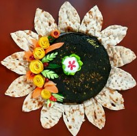 کوکوی سبزی با گردو