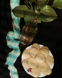 کلوچه کنجدی بادستور یاسمن جون نرم و خوشمزه . . . . . . . . .