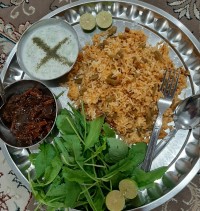 لوبیا پلو خوشمزه