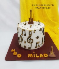 کیک موسیقی (گیتار) سفارش