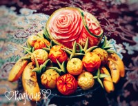 ظرف میوه حکاکی شده_ آرشیوی