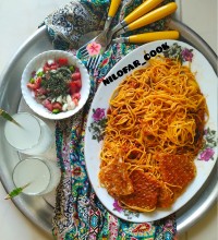اسپاگتی ویژه باعطرآویشن