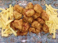 مرغ پاپ کورنی سوخاری